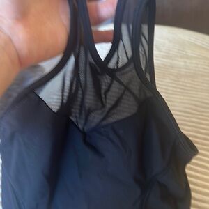 Lululemon Women's Black mesh sports bra size 8